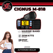 CIGNUS M818 BASE RADIO IP67 water proof Marine Band radio