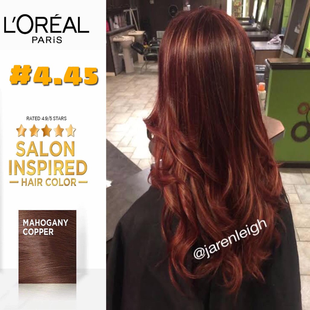 ♧Loreal Trendy Hair Color Mahogany Copper Brown #☚ | Lazada PH
