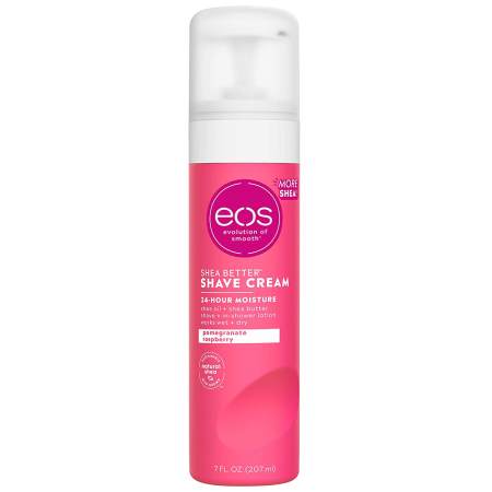 eos Ultra Moisturizing Shave Cream - Pomegranate Raspberry | 24 Hour Moisture | 7 fl oz.