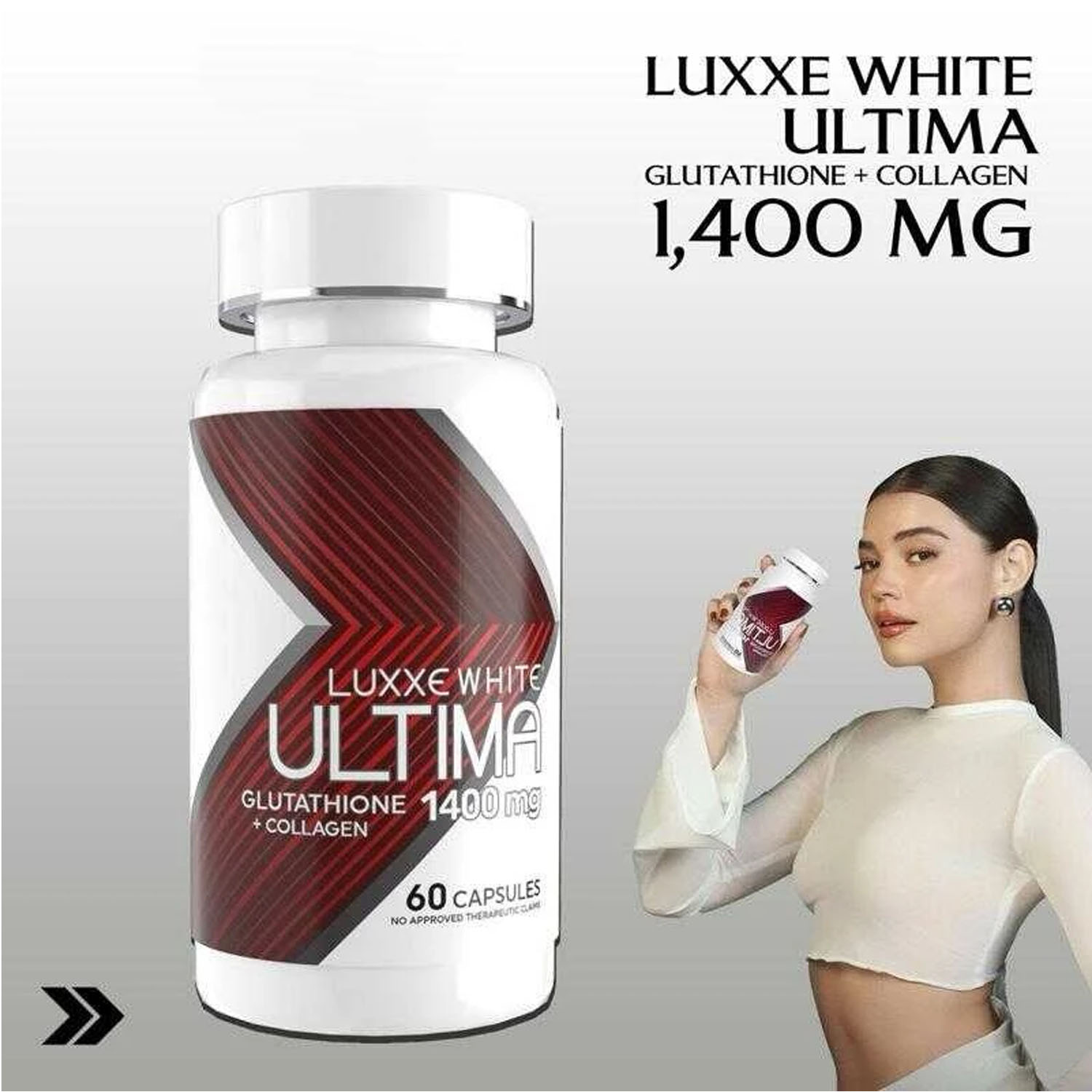 Original Luxxe White Ultima Enhance 60 Capsules Glutathione Enhance Skin  Health Formulation Supplement - Lazada | Lazada PH