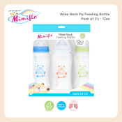 Mimiflo® Wide Neck PP Feeding Bottles  - PACK OF 3's
