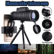 LaSeller Dual Barrel HD Monocular Telescope with Phone Connectivity