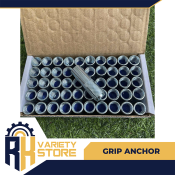 Sold Per Box Grip Anchor Bolt 1/4 X 8 X 25" 5/16 X 10 X 30" 3/8 X 12 X 40" 1/2 X 16 X 50" 5/8 X 20 X 65"