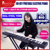 Bansid 88-Key Electric Piano with Bluetooth and USB Connectivity