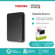 Toshiba Portable Hard Drives - 1TB and 2TB USB 3.0