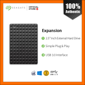 Seagate 1TB/2TB Portable USB 3.0 External Hard Drive