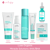 Luxe Organix Miracle Solutions AcneDerm+ AHA/BHA Skin care