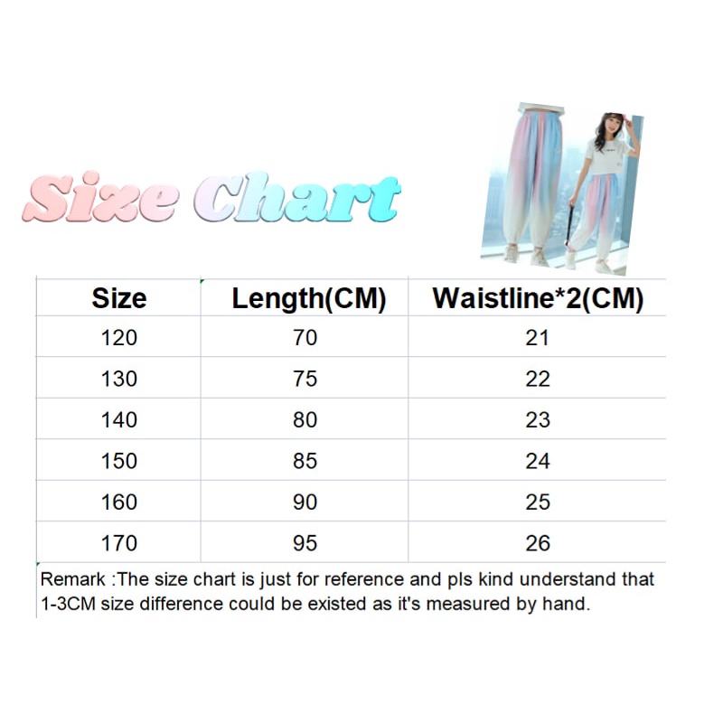 New Cute Jogger Pants for Kids Girls High Quality Pastel Color Design OOTD  Korean Style Sweatpants for Girls Fashion 3-10 years old