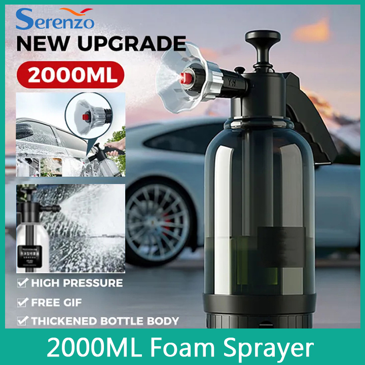 2000ML large capacity foam spray bottle#tiktokuk #carwash #pressure #g