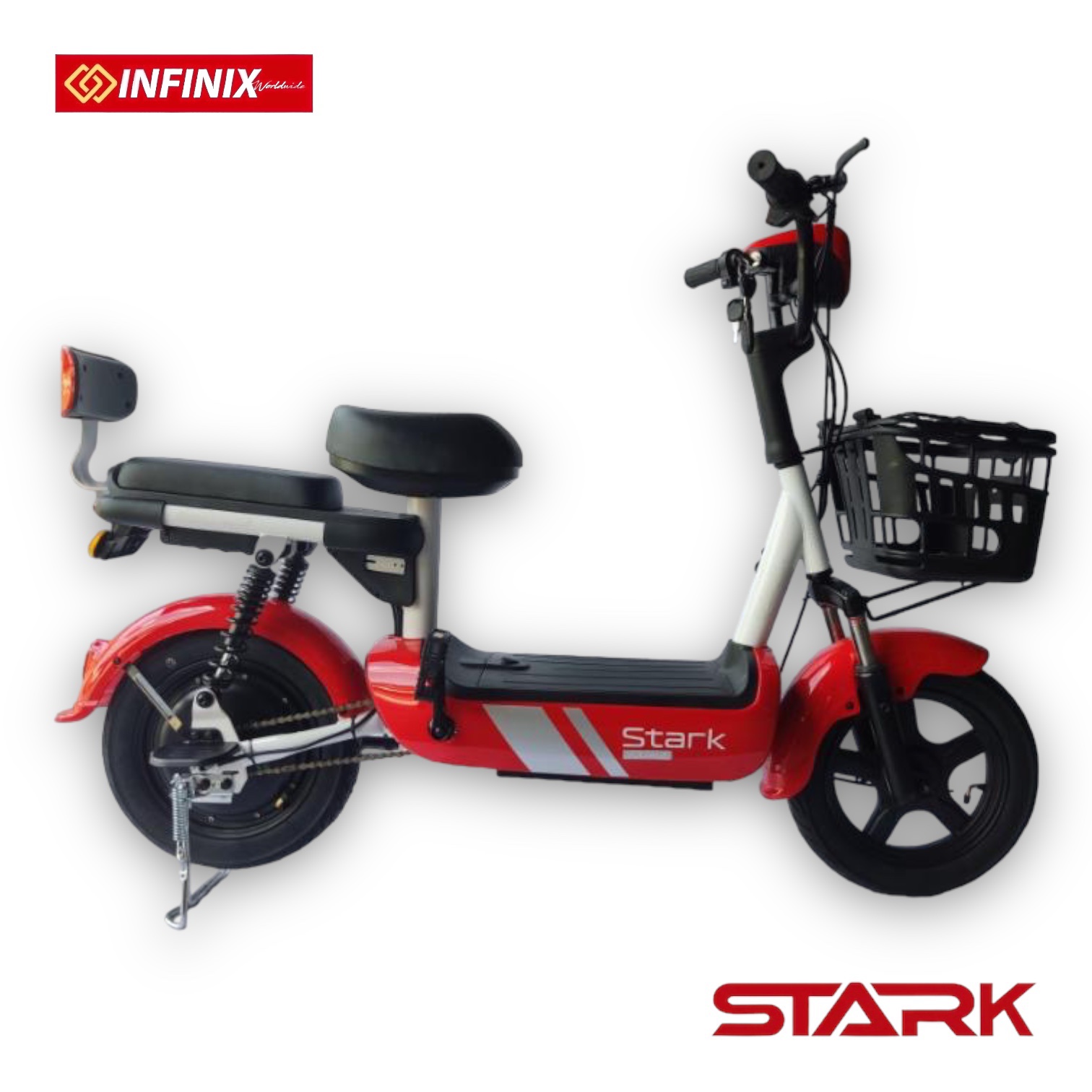 Ready Stock Ebike Two Wheeled Electric Bicycle Stark Voltage 48V
