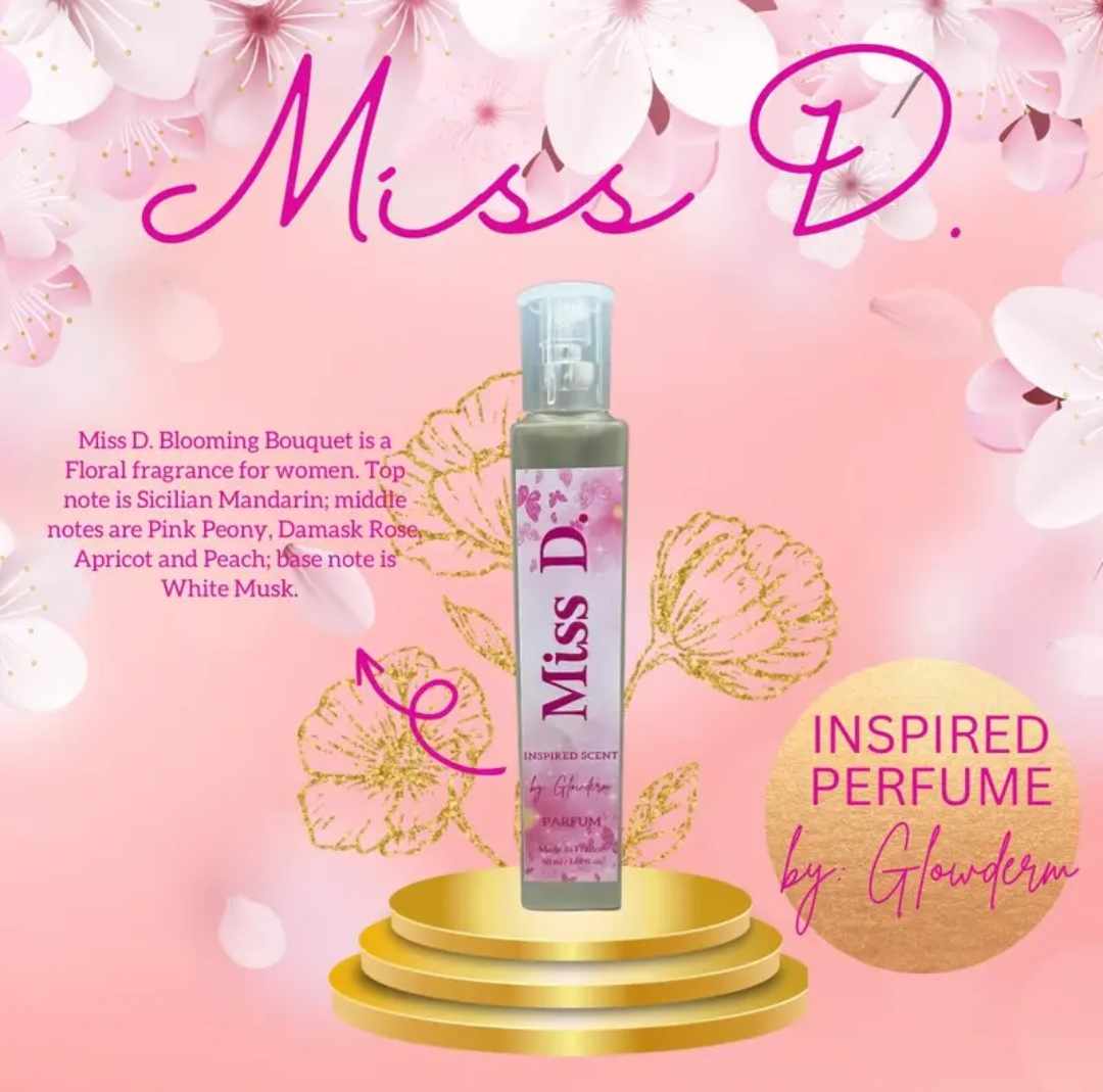 MISS D Inspired Perfume for WOMEN|50ML|30% Oil based by GLOWDERM