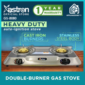 Astron GS-8080 Heavy Duty Double Burner Gas Stove