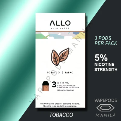 Allo Pods 50mg / 5% Nic Level - 3pcs per pack - For Allo Vape Devices only (3)