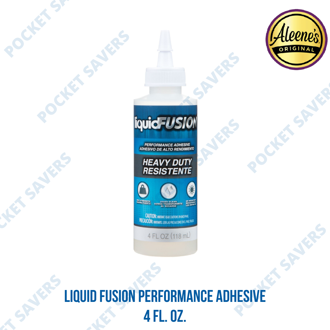 Liquid Fusion 2 Oz & 4oz Available Permanent Heavy Duty Performance  Adhesive 