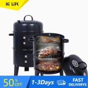 chumao437130 DIY Smoker BBQ Grill - Bacon Portable Barbecue