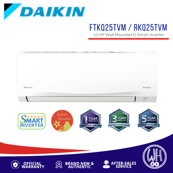 Daikin 1.0HP D-Smart Inverter Split Air Conditioner