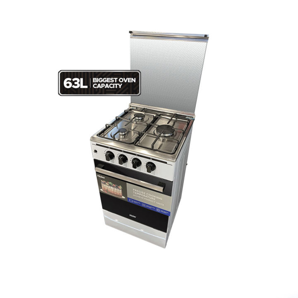 Haier HFS-503G63GO 50cm Gas Range Burners with 63L Single Burner Gas Oven