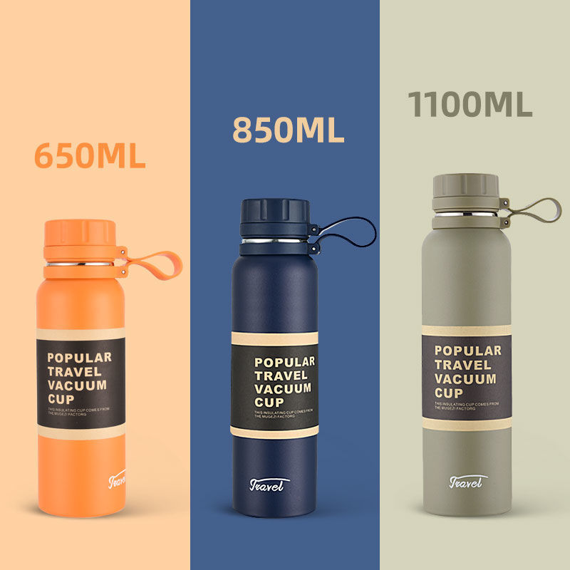 Thermos Cup Keep Hot Cold 12 Hours 1100ml 850ml Travel Car Stainless Steel  Thermal Water Bottle