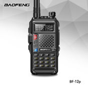 BAOFENG FF-12P Dual Band Walkie Talkie Receiver, Black