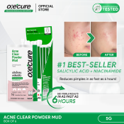 OXECURE 2% Salicylic Acid Acne Clear Powder Mud 5g