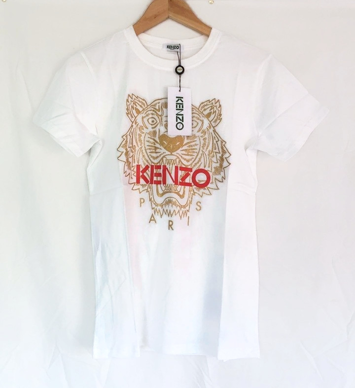kenzo white t shirt womens