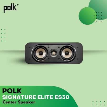 Polk ES30 Elite Center Channel Speaker - Black
