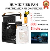 Panesonic USB Air Cooling Fan with Humidifier and Lights