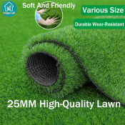25MM Thick Artificial Grass Mat - Indoor/Outdoor Environmental Protection