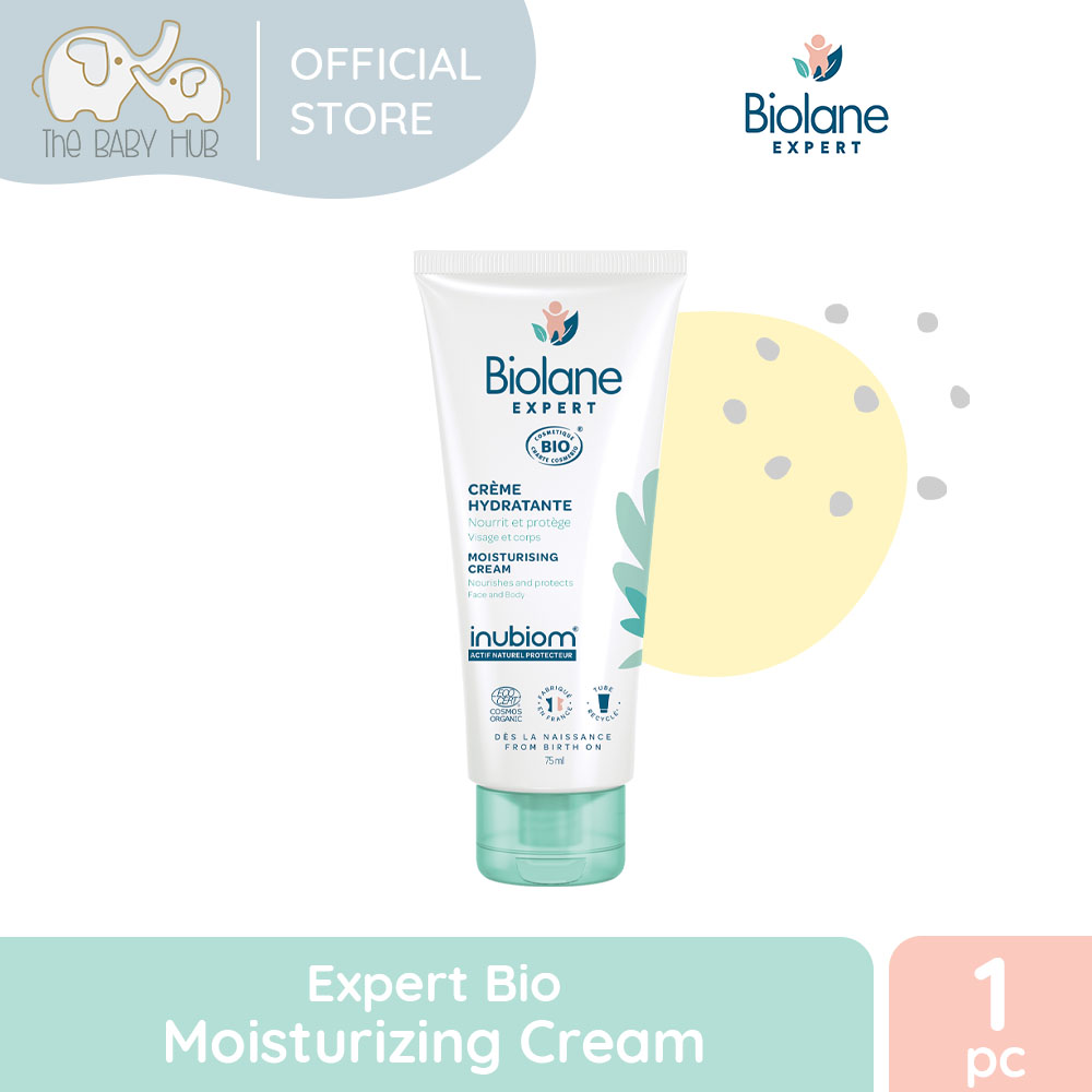 BIOLANE EXPERT - Crème Hydratante Visage et Corps Bio, 75ml