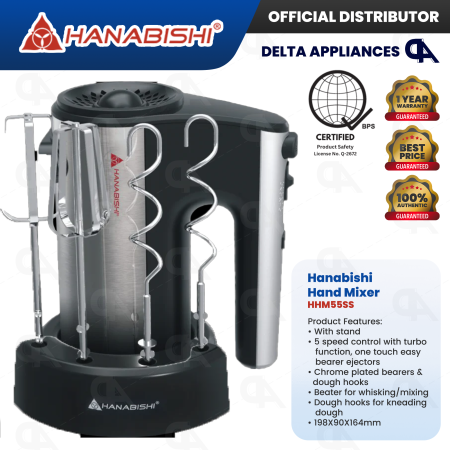 Hanabishi HHM 55SS Hand Mixer