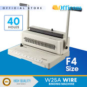 Officom W25A Heavy Duty Wire Binding Machine for F4 Size