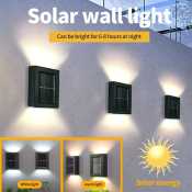 Waterproof Solar Wall Light with Double Head - PLEXTONE