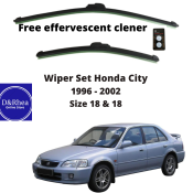 Honda City Wiper Blade Set (1996-2002) + Cleaning Tablets