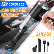Cordless Handheld Vacuum Cleaner - Portable Rechargeable Strong Auto Duo
