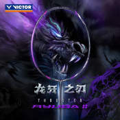 Victor Ryuga II 4U Carbon Badminton Racket with Gifts