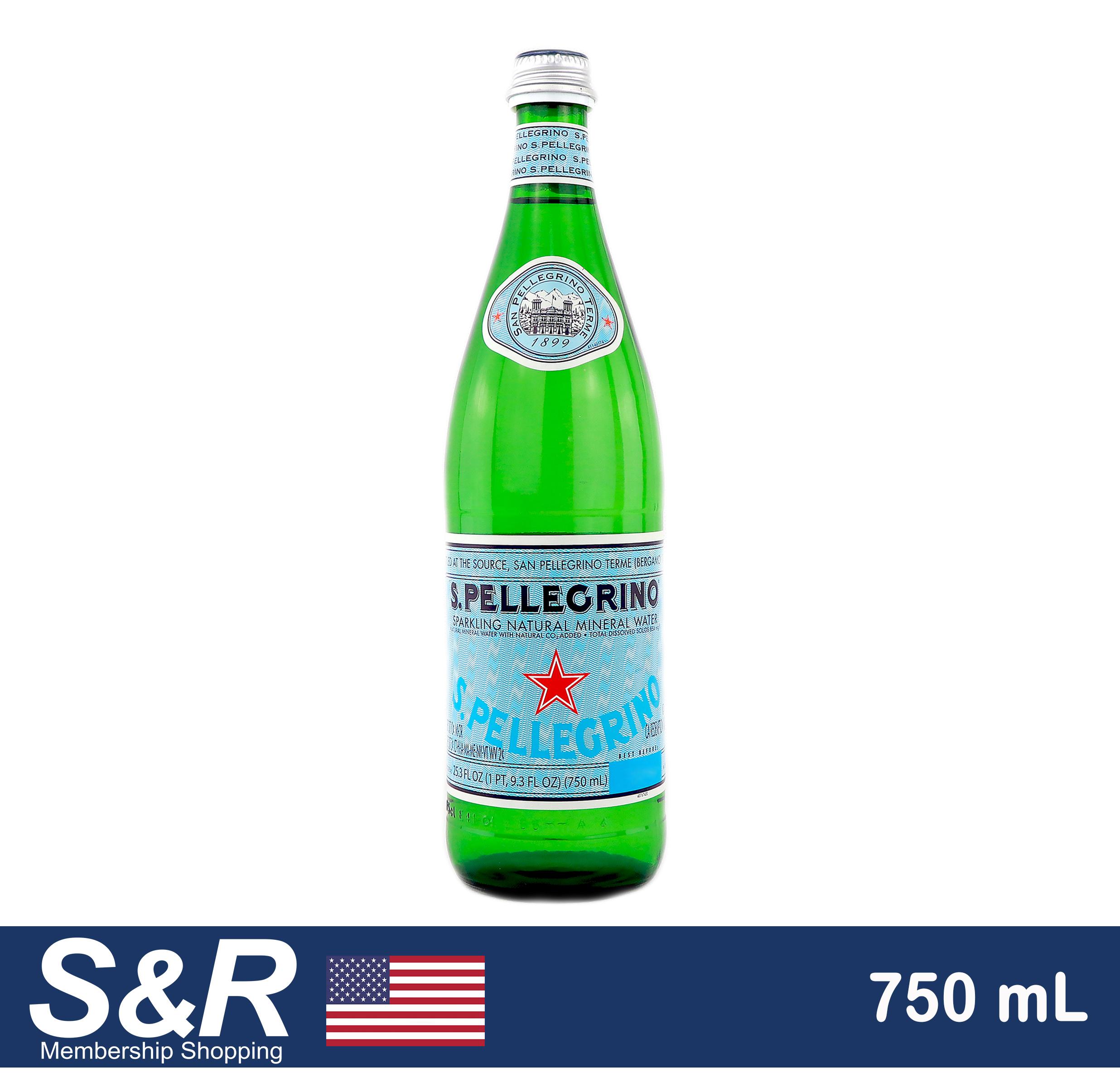 San Pellegrino Sparkling Natural Mineral Water 750 mL