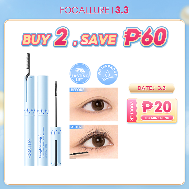 Discount on Focallure  shoes - SKU: FOCALLURE Pro-Length 2MM Ultra-fine Waterproof Mascara Curl Eyelash Comb Fiber-filled Skinny Quick D