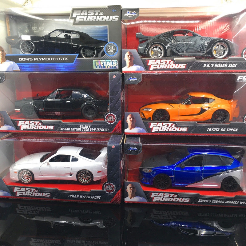 fast n furious diecast cars