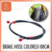 MOTORCYCLE BRAKE HOSE COLORED 60CM TO 130CM