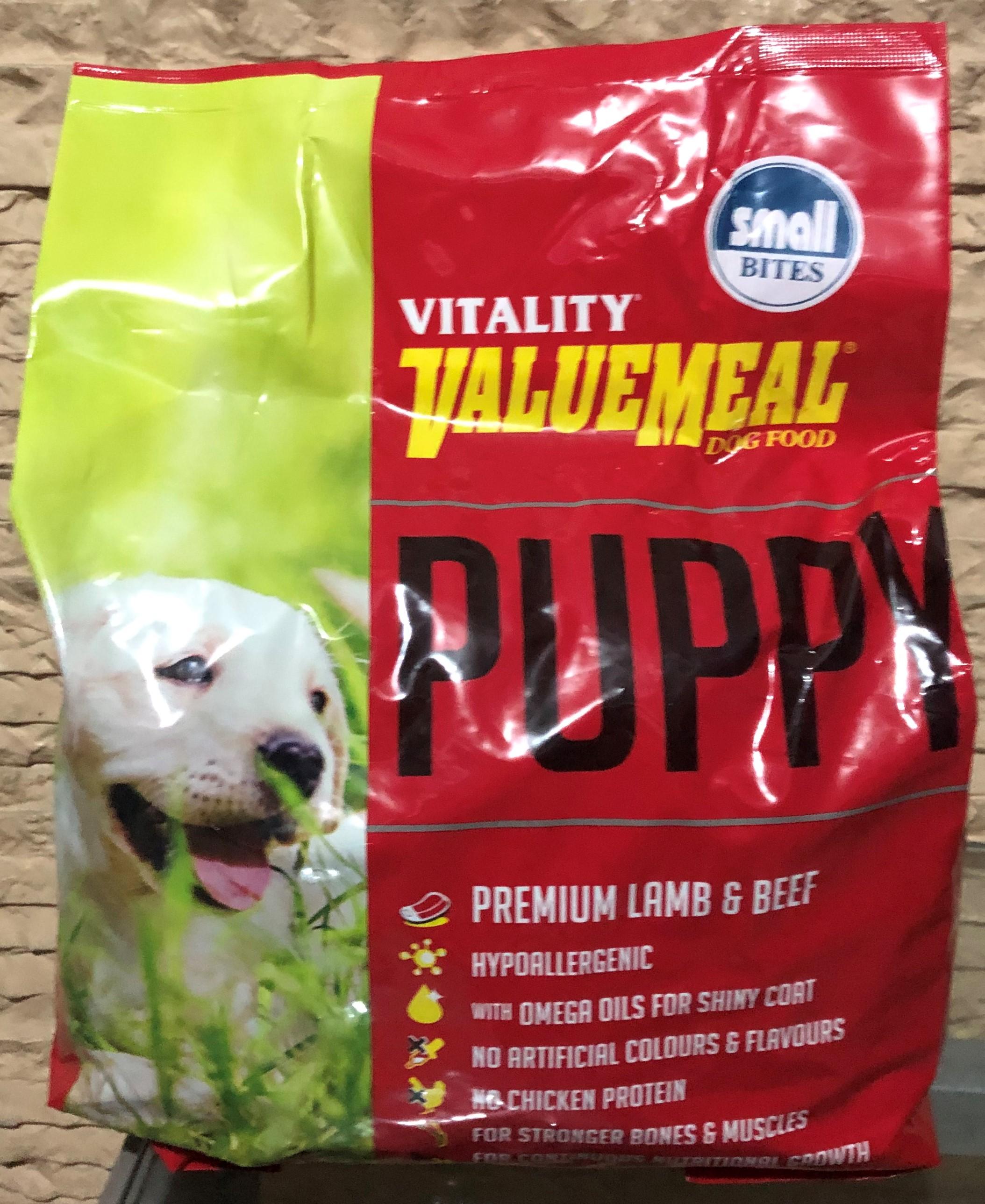 Vitality Value Meal Puppy Dry Dog Food 