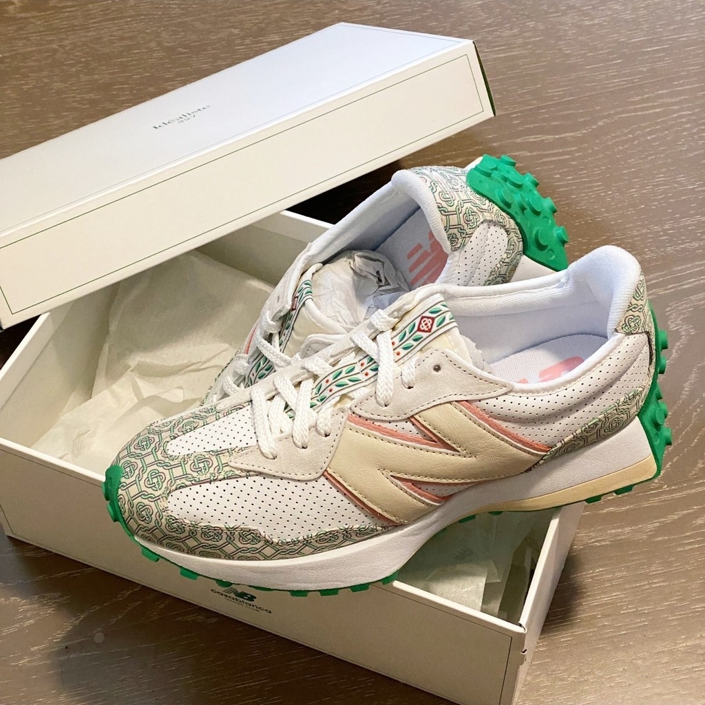 2023】 Casablanca x New Balance 327 Monogramme white and green