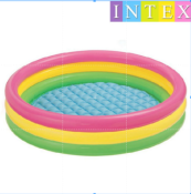 active demand-114cm Intex 3-Ring Inflatable Outdoor Swimming Pool