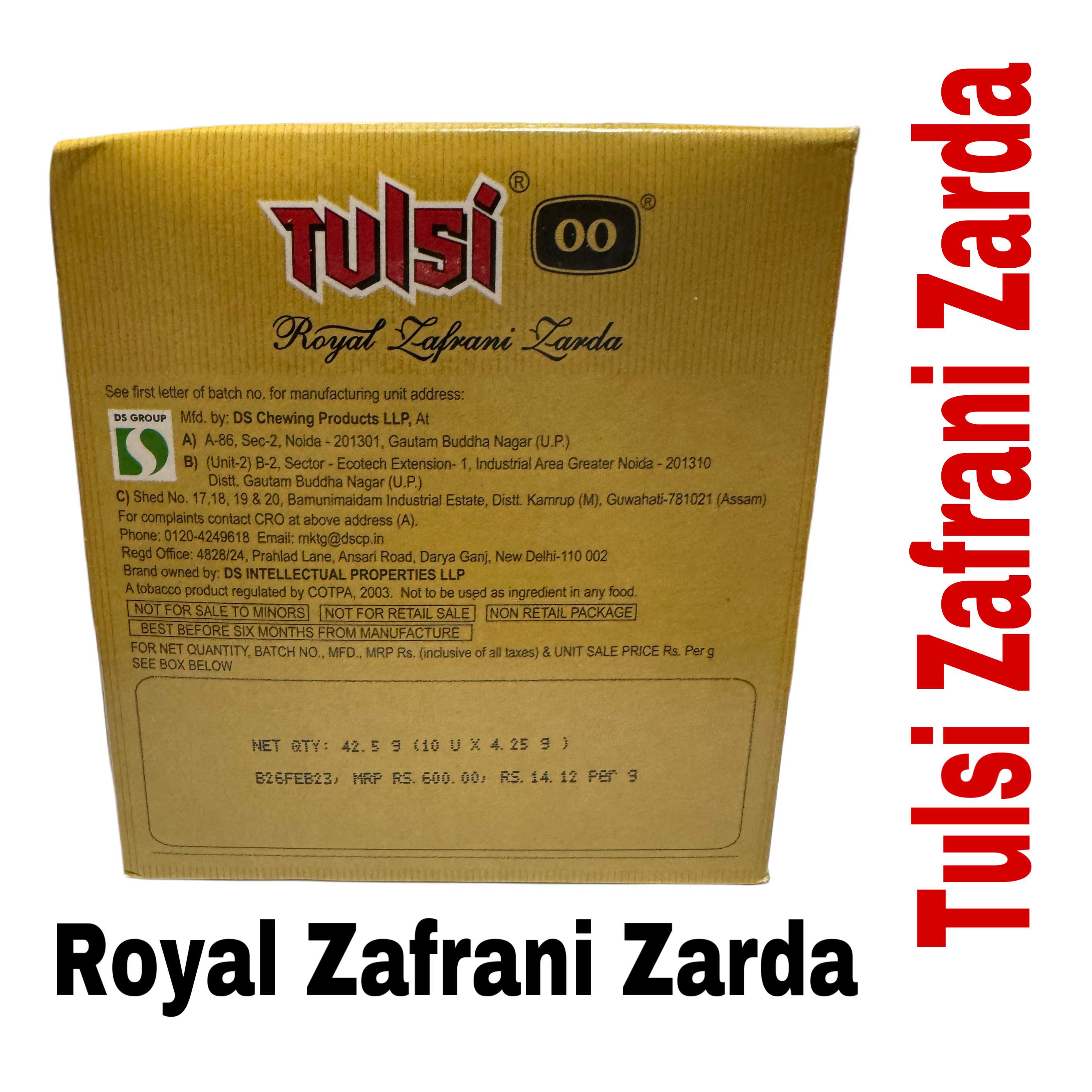 Tulsi Royal Zafrani Zarda Mexican Cooking Style Multipack Vegetarian Snack  Organic Free Spice Mix Storage In Cupboard - Lazada