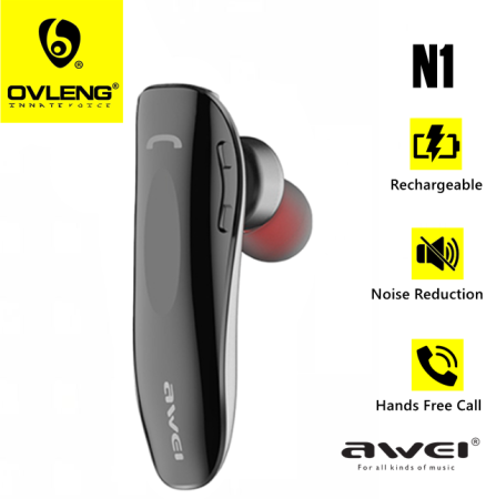 AWEI N1 Smart Business Wireless Bluetooth Earphone Earbuds