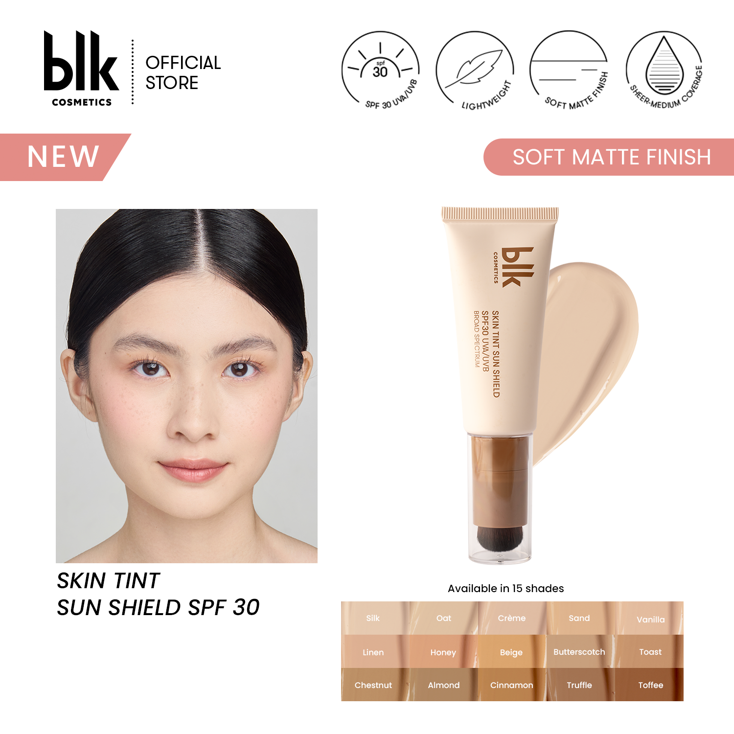 Discount on BLK Cosmetics  shoes - SKU: blk cosmetics universal skin tint sun shield spf30