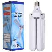 Foldable Fan Blade LED Light Bulb 45W AC170-265V