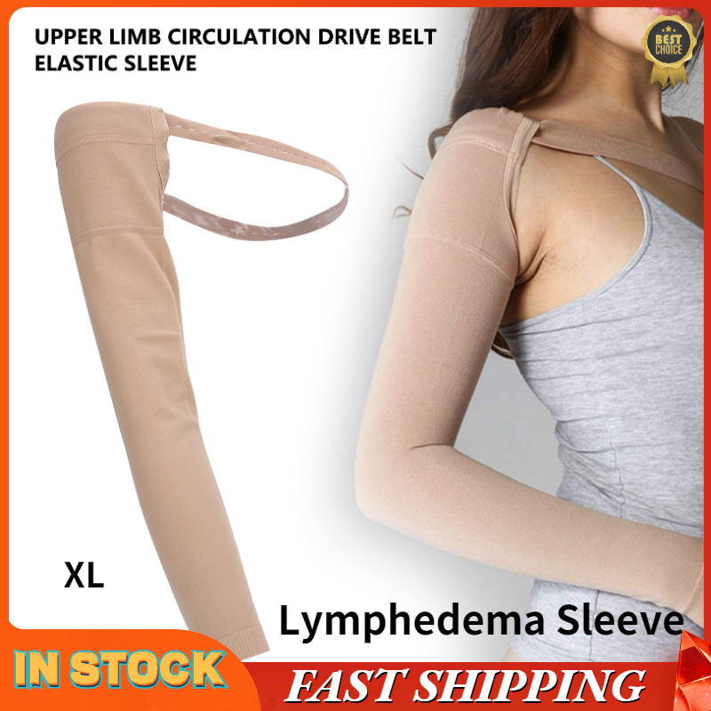 Post Mastectomy Compression Sleeve Elastic Arm Swelling Lymphedema Relief  Sleeve Suitable for People After Breast Cancer Surgery Prevent Lymphedema  of
