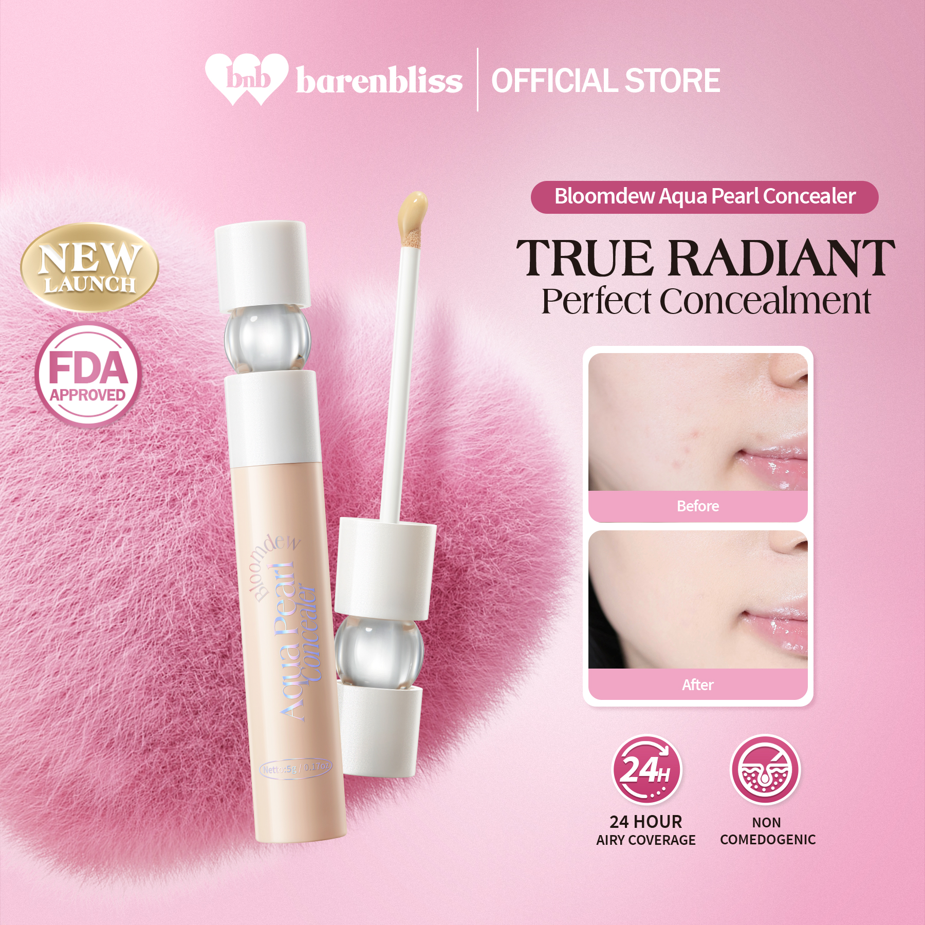 Discount on barenbliss  shoes - SKU: 【NEW】barenbliss Bloomdew Aqua Pearl Concealer I  24H Longlasting | Non-cakey | Lightweight