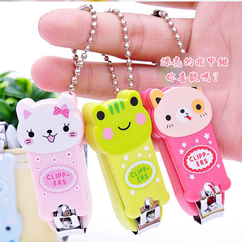 Lazada Philippines - Cute Cartoon Keychain Nail Clipper Cutter for kids and adult