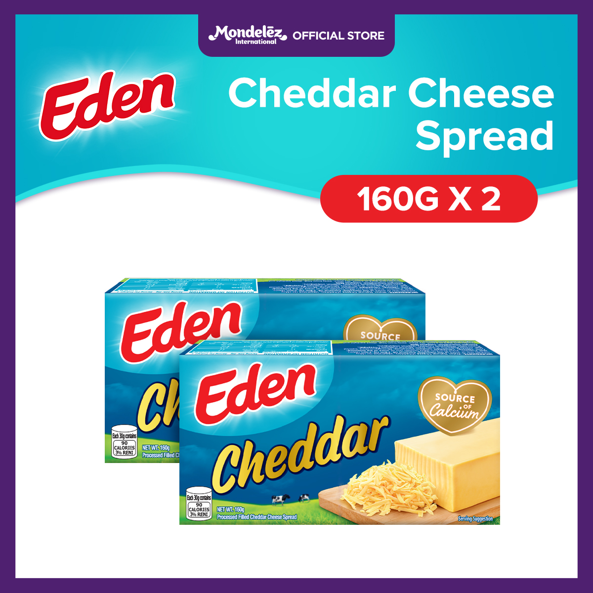 フィリピン　チーズEden Cheese 160g x 4bar フィリピン チーズEden Cheese 160g x 4bar Eden Cheese 160